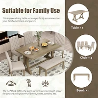 Streamdale Farmhouse 6-Piece Dining Set