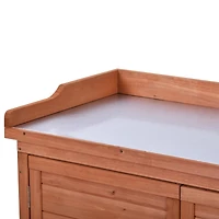 Streamdale Rustic Garden Potting Bench with Storage