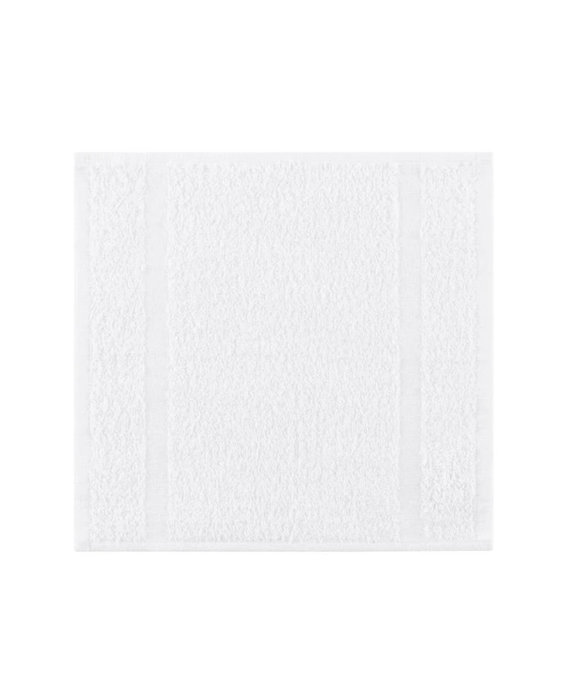 Arkwright Home Admiral Washcloths (12 Pack), 12x12 in., Cotton Poly Blend, White