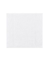 Arkwright Home Admiral Washcloths (12 Pack), 12x12 in., Cotton Poly Blend, White