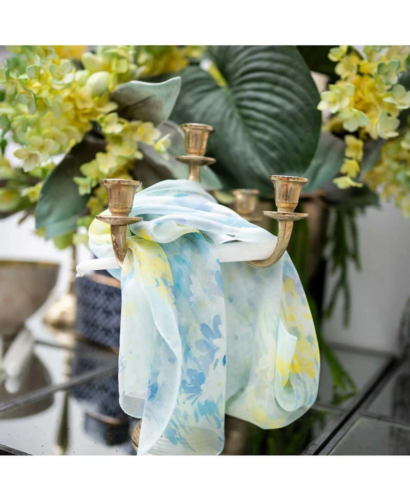 Meadow - Long Sheer Silk Scarf for Women
