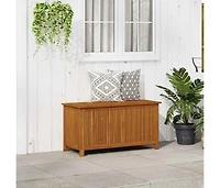 Patio Storage Box 44.5"x19.7"x22.8" Solid Acacia Wood