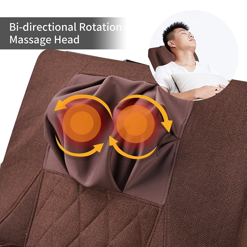 Streamdale Relaxing Rocking Lounge Chair with Air Pressure Massage