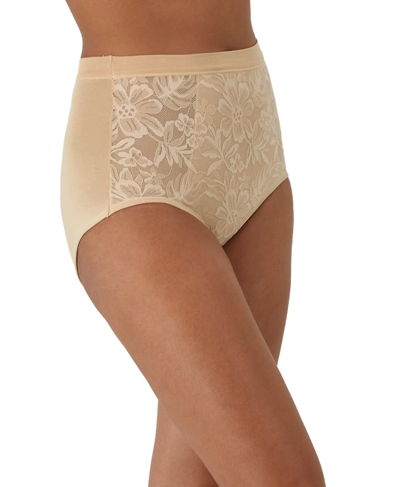 Bali Women's Breathe Lace High-Rise Brief Underwear Dfclbf