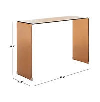 Safavieh Taft Tempered Glass Console Table