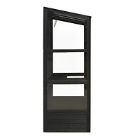 Simplie Fun 78" Wooden Greenhouse Cold Frame with Skylights, Shelves