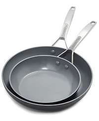 GreenPan Paris Pro 8" & 10" Ceramic Non-Stick Fry Pan Set