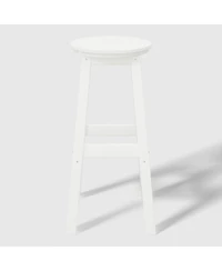 WestinTrends 29" Hdpe Outdoor Patio Round Bar Stool