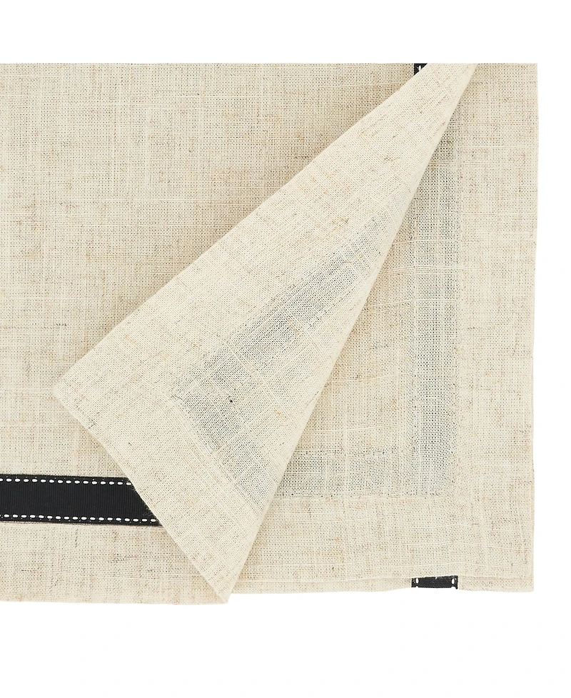 Saro Lifestyle Grosgrain Accent Table Runner