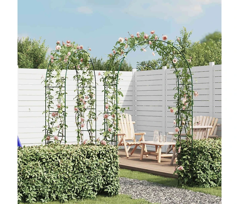 Garden Arch 2 pcs Climbing Plants