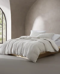 Calvin Klein Speckled Waffle 3 Piece Duvet Cover Set