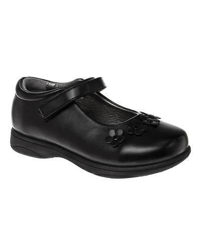 French Toast Little Girls Artificial Leather Construction School Shoes