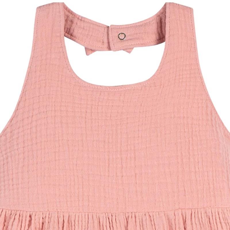 Gerber Toddler Girls Gauze Halter Romper