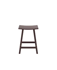 Outdoor Patio Adirondack Counter Height Stool Chair Set of 2