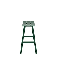 WestinTrends Outdoor Patio Adirondack Bar Height Stool Saddle Seat Chair