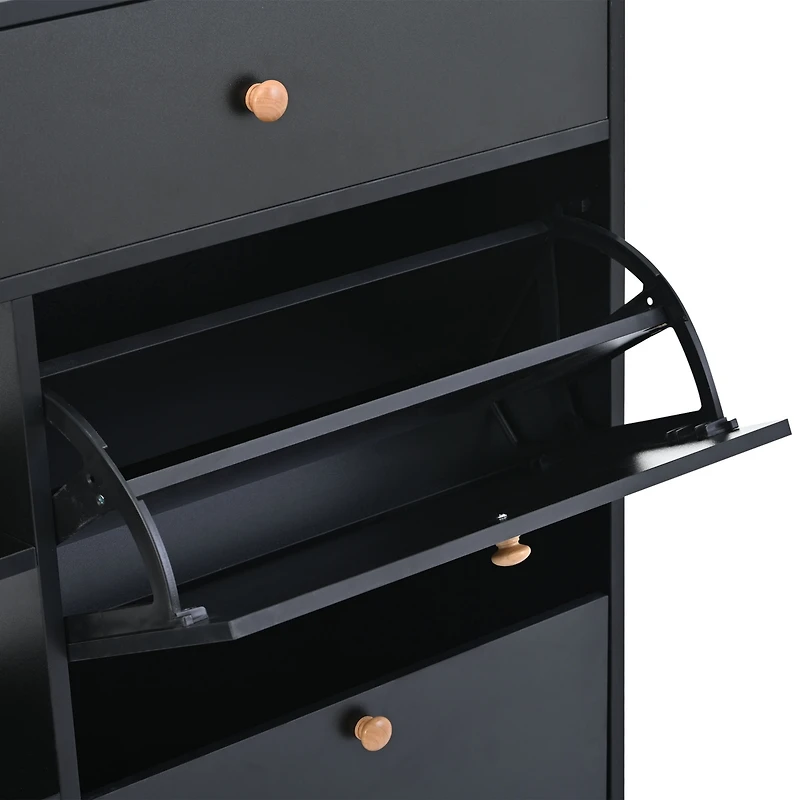 Streamdale Furniture 4-Drawer Shoe Cabinet for Entrance Hallway