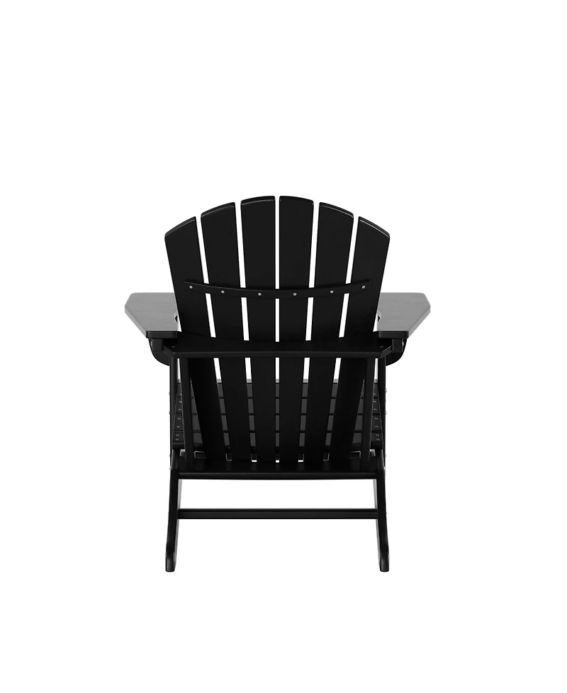 All-Weather Contoured Outdoor Poly Adirondack Chair