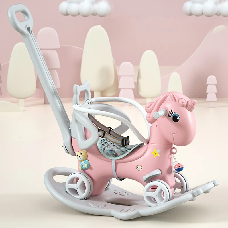 Streamdale Toddler Rocking Horse & Unicorn Balance Bike
