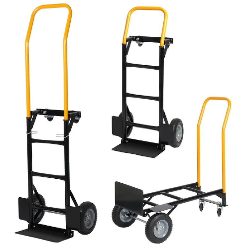 Streamdale 2-Wheel & 4-Wheel Convertible Hand Truck (330 Lbs)