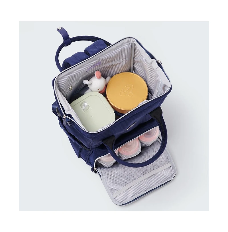 Sunveno Corduroy Comfort Carryall Diaper Backpack