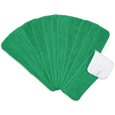 Arkwright Home Arkwright Economy Microfiber Flat Wet Mop Pad Refills (12 Pack) - 18", Color Options