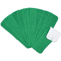 Arkwright Home Arkwright Economy Microfiber Flat Wet Mop Pad Refills (12 Pack) - 18", Color Options