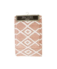Arkwright Spa Lux 2pc Bath Rug Set (Criss-Cross Pattern) - Color Options