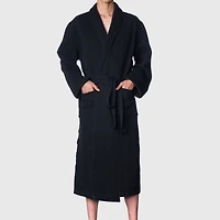 Alpine Swiss Men's Cotton Blend Shawl Robe Lightweight Kimono Knit Spa Bathrobe