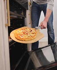 Old Stone 14 x 16 inch Real Pizza Peel with folding handle is moisture resistant and has an easy-glide real peel.