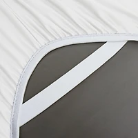 Egyptian Linens Low Profile (7-10 Inches) 100% Cotton Sateen Sheet Set Usa, Twin