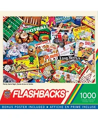 MasterPieces Flashbacks - Family Game Night 1000 Piece Jigsaw Puzzle