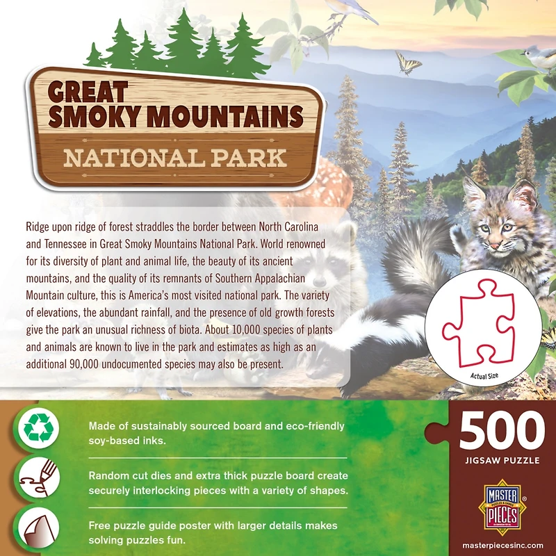 MasterPieces Great Smoky Mountains National Park 500 Piece Puzzle