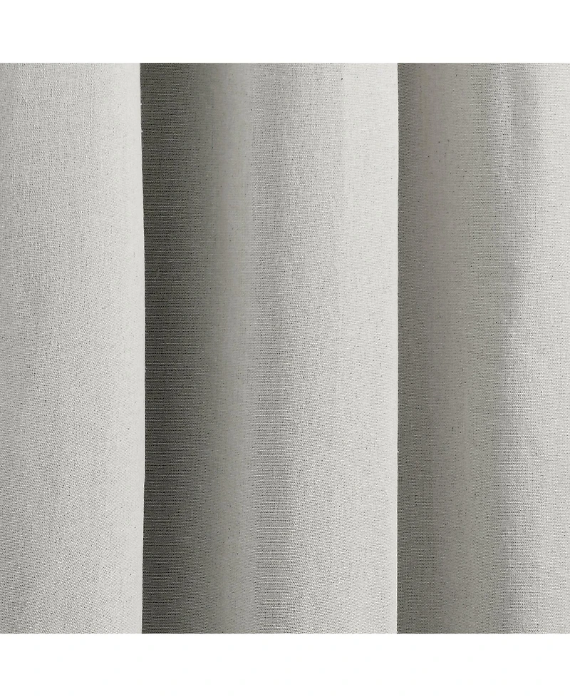 Lush Decor Insulated Grommet Blackout Linen Window Curtain Panel