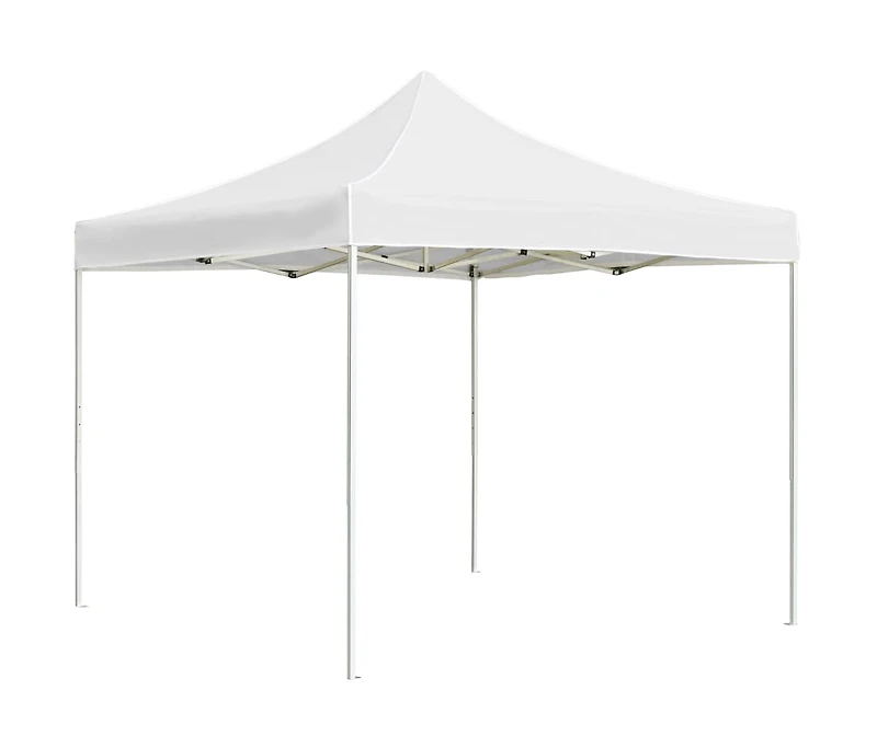 Professional Folding Party Tent Aluminum 9.8'x9.8' White