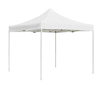Professional Folding Party Tent Aluminum 9.8'x9.8' White