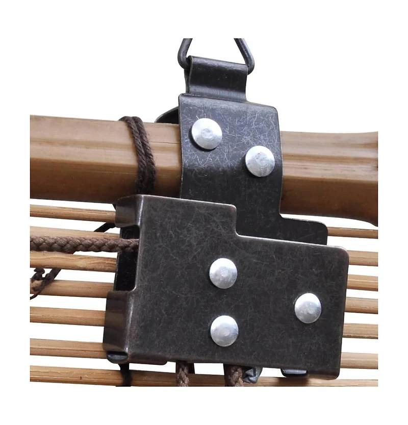 vidaXL Brown Bamboo Roller Blinds 47.2"x86.6"