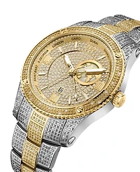 Jbw Men's Jet Setter Gmt Multi 18K Gold-Plated Stainless Steel Bracelet Watch 46mm