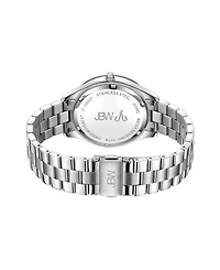 Jbw Women's Cristal Diamond (1/8 ct.t.w.) Stainless Steel Watch