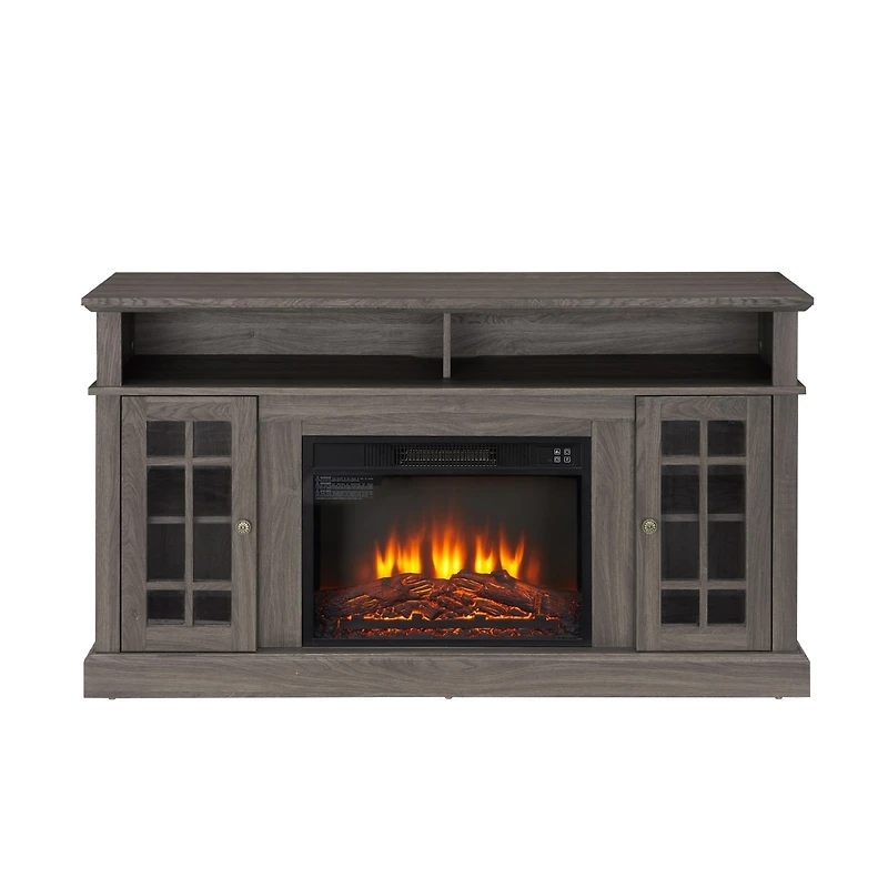 Streamdale Modern Tv Stand with Fireplace Insert for Up to 65" Tv