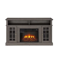 Streamdale Modern Tv Stand with Fireplace Insert for Up to 65" Tv