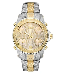 Jbw Men's Jet Setter Diamond (2 ct.t.w.) Stainless Steel Watch