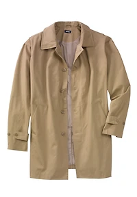 KingSize Big & Tall Water-Resistant Trench Coat