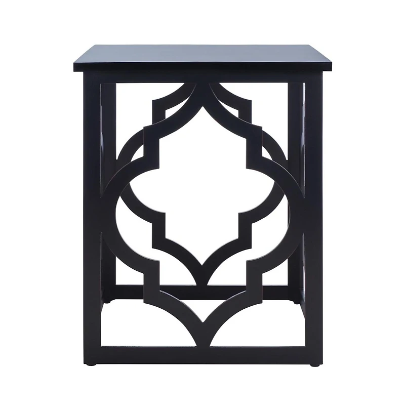 Milo Trellis Gold Leaf End Table