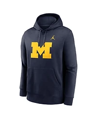 Jordan Men's Michigan Wolverines Primetime Evergreen Club Fleece Pullover Hoodie