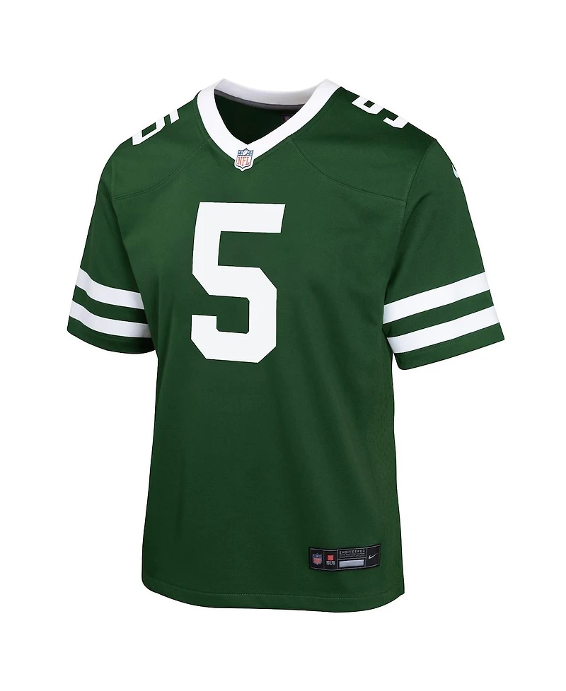 Nike Big Boys and Girls Garrett Wilson Legacy New York Jets Game Jersey