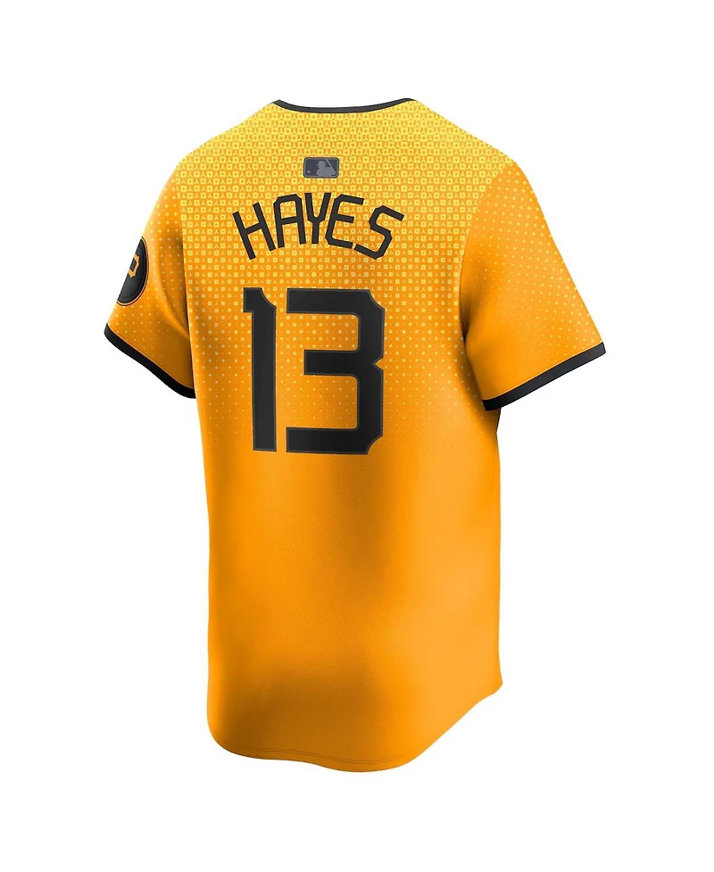 Nike Men's Ke'Bryan Hayes Gold Pittsburgh Pirates City Connect Limited Player Jersey