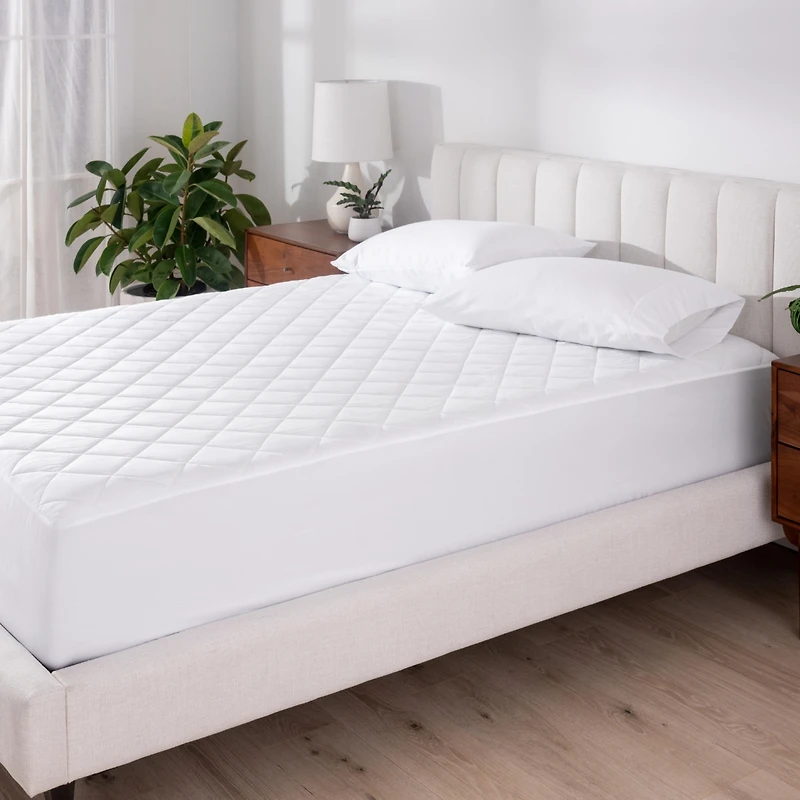 Bare Home Waterproof Quilted Mattress Pad