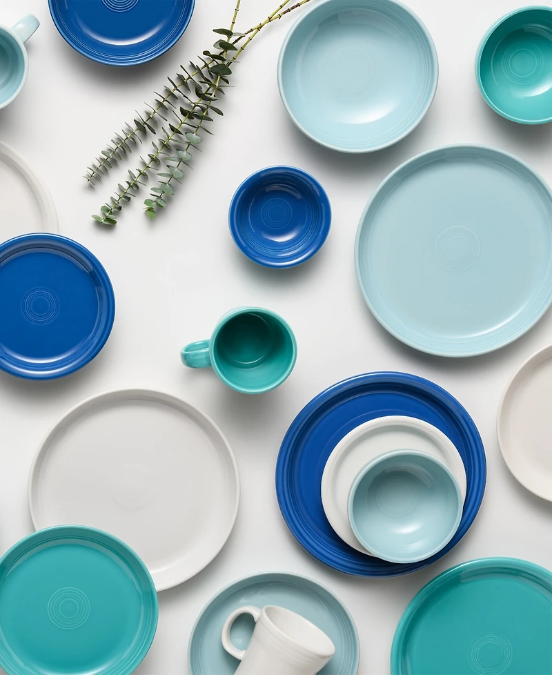 Fiesta Mixed Coastal Blues Bistro 12 Pc. Dinnerware Set, Service for 4