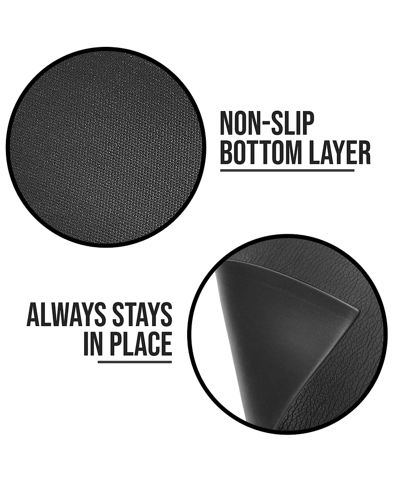 Philosophy Gym Exercise Equipment Mat 36 x 84-Inch, 6mm Thick High Density Pvc Floor Mat for Ellipticals, Treadmills, Rowers, Stationary Bikes