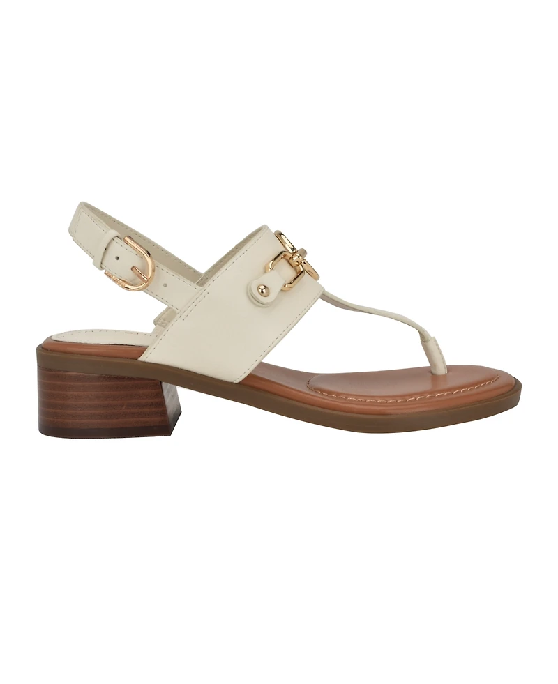 Tommy Hilfiger Women's Ezmeai Block Heeled Sandal